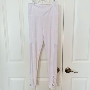 White yoga legging